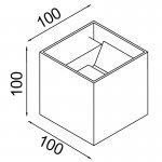 9223 Настенный уличный светильник DAVOS