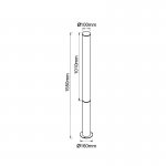 9282 Наземный уличный светильник GANT