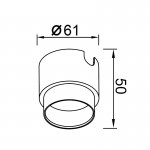 9293 Коробка для скрытого монтажа
