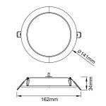 9296 Встраиваемый светильник EILAT