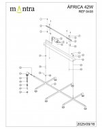 9408 Люстра подвесная AFRICA