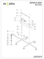 9409 Люстра подвесная AFRICA