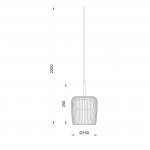 9418 Подвесной светильник без основания DUBAI