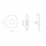 9443 Настенный светильник ACUSTIC