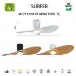 9475 Люстра потолочная-вентилятор SURFER
