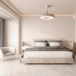 9640 Люстра потолочная-вентилятор COIN FAN SMART