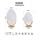 9653 Настольная лампа OASIS