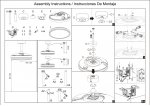 9665 Люстра потолочная-вентилятор LUNA