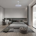 9666 Люстра потолочная-вентилятор LUNA