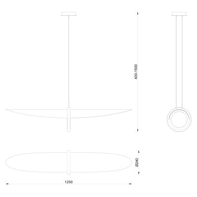 9672 Люстра подвесная ORBITA