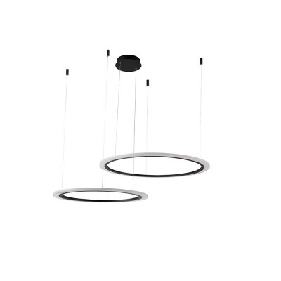 Crystal lux MANZANA SP53W LED D600+800 BLACK