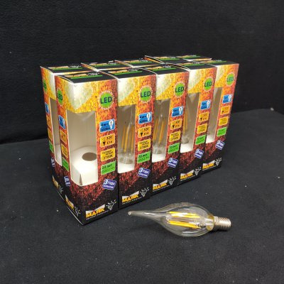 

Лампа светодиодная е14 свеча на ветру 10шт упаковка МАЯК LBF-C35A, 4Вт 2700К, LBF-C35A, E14, C35, 4Вт, 2700 К