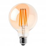 Лампа светодиодная шар 95мм МАЯК LBF-G95D, E27, G95, 8Вт, 2200 К диммируемая