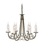 Люстра Natural concept MN6 BLK/GOLD MINSTER