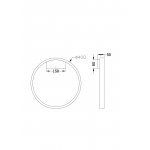 Настенный светильник (бра) Maytoni MOD058WL-L25B4K