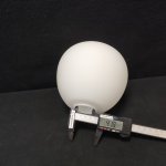 Плафон стекло матовое 150мм (42мм посадка) MOD221 Erich