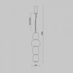 Подвесной светильник Maytoni MOD267PL-L32G3K Pattern