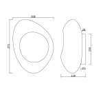 Настенный светильник (бра) Maytoni MOD306WL-01C Mabell