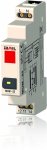 Zamel Выключатель кнопочный с красным индикатором 16А IP20 на DIN рейку (MOM-02-10)