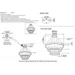 Crystal lux MUCHOS SP158W LED D400+600+800 GOLD