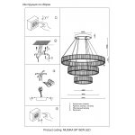 Светильник Crystal lux MUSIKA SP150W LED CHROME