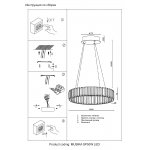 Светильник Crystal lux MUSIKA SP50W LED CHROME