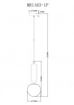 Подвесной светильник Pierre MR1163-1P