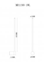 Настенный светильник Sunn MR1190-1WL MyFar