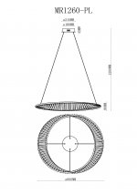 Подвесная люстра Ricky MR1260-PL MyFar