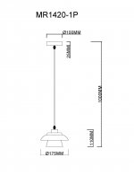 Подвесной светильник Renata MR1420-1P MyFar