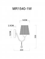 Бра Kant MR1540-1W MyFar