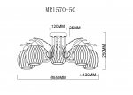 Потолочная люстра Daniella MR1570-5C MyFar