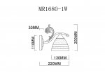 Бра Nile MR1680-1W MyFar