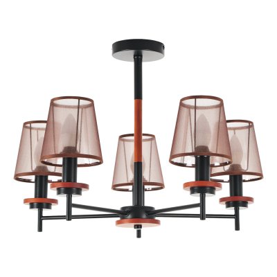 Потолочная люстра Daniel MR1851-5C MyFar Потолочная люстра Daniel MR1851-5C MyFar