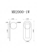Настенный светильник July MR2000-1W MyFar