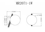 Настенный светильник Francis MR2071-1W