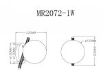 Настенный светильник Francis MR2072-1W