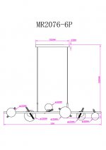 Подвесной светильник Francis MR2076-6P