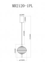 Подвесной светильник Claire MR2120-1PL