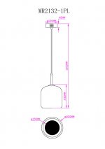 Подвесной светильник Charlie MR2132-1PL