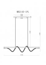 Подвесной светильник Kenneth MR2143-1PL