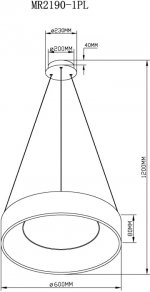 Подвесной светильник Shannon MR2190-1PL