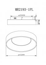 Потолочный светильник Shannon MR2193-1PL