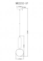 Подвесной светильник Pierre MR2232-1P