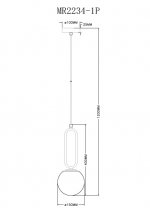 Подвесной светильник Pierre MR2234-1P