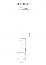 Подвесной светильник Pierre MR2240-1P