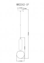 Подвесной светильник Pierre MR2242-1P
