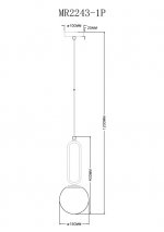 Подвесной светильник Pierre MR2243-1P