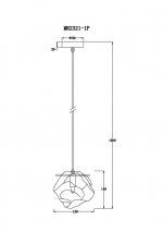 Подвесной светильник Stella MR2321-1P