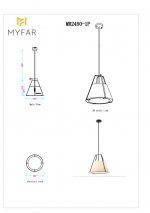 Потолочная люстра Finn MR2450-1P